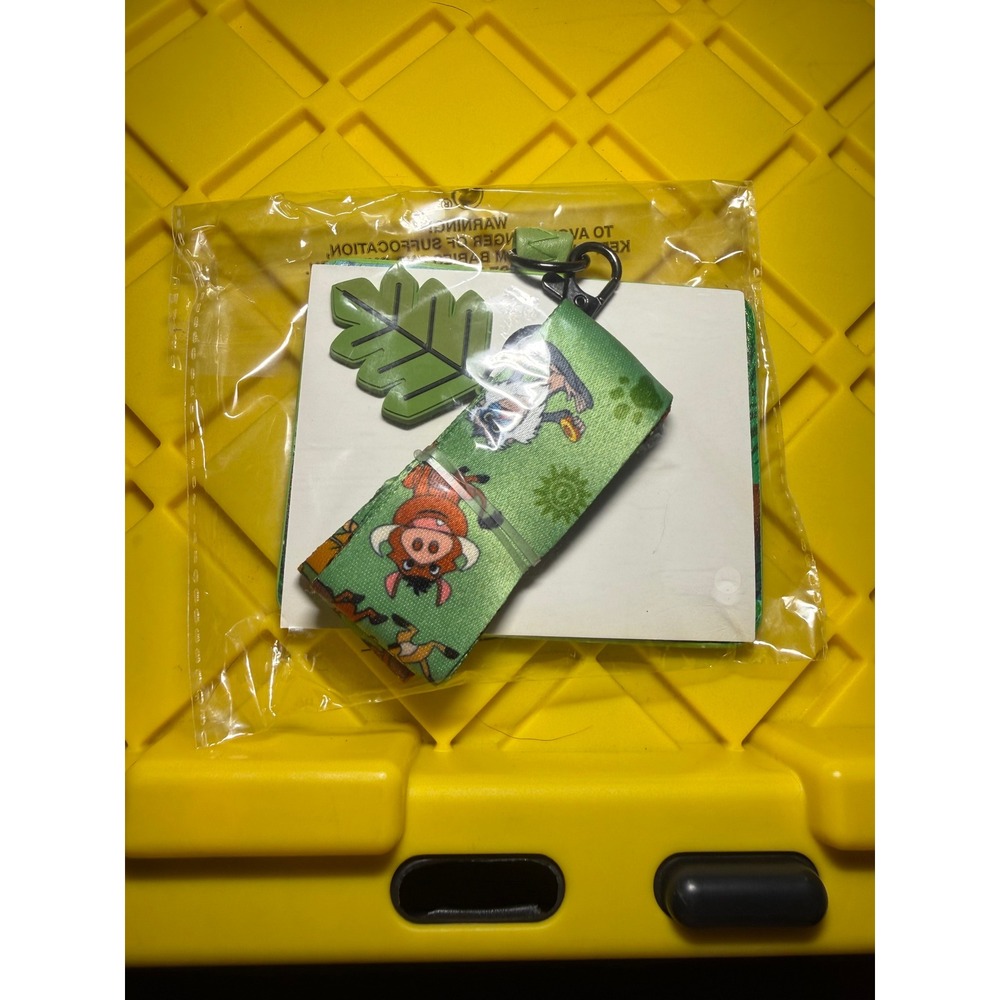 Disney Lion King Hakuna Matata Lanyard and Cardholder Simba Timon Pumbaa
